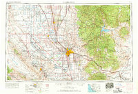 Bakersfield 1962 topographic map thumbnail