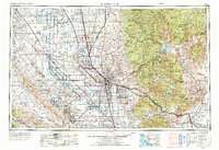 Bakersfield 1962 topographic map thumbnail