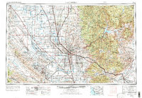 Bakersfield 1962 topographic map thumbnail