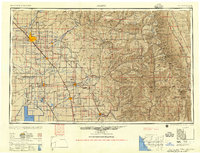 Fresno 1955 topographic map thumbnail