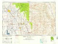 Fresno 1958 topographic map thumbnail