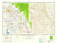 Fresno 1960 topographic map thumbnail