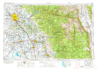 Fresno 1962 topographic map thumbnail