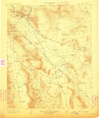 Furnace Creek 1910 topographic map thumbnail