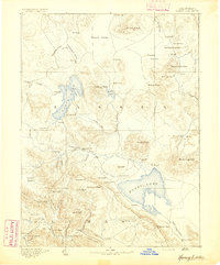 Honey Lake 1891 topographic map thumbnail