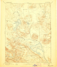Honey Lake 1893 topographic map thumbnail