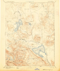 Honey Lake 1893 topographic map thumbnail