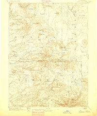 Lassen Peak 1894 topographic map thumbnail