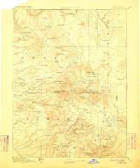 Lassen Peak 1894 topographic map preview
