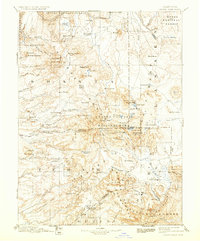 Lassen Peak 1894 topographic map thumbnail