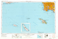 Long Beach 1957 topographic map thumbnail