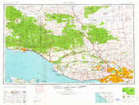 Los Angeles 1959 topographic map thumbnail