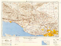 Los Angeles 1955 topographic map thumbnail