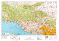 Los Angeles 1959 topographic map thumbnail