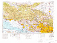 Los Angeles 1975 topographic map thumbnail