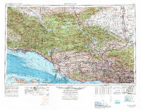 Los Angeles 1975 topographic map thumbnail