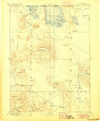 Modoc Lava Bed 1892 topographic map thumbnail