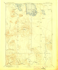 Modoc Lava Bed 1892 topographic map thumbnail