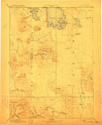 Modoc Lava Bed 1892 topographic map thumbnail