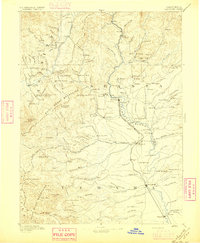 Red Bluff 1894 topographic map thumbnail