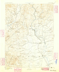 Red Bluff 1894 topographic map thumbnail