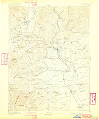 Red Bluff 1894 topographic map thumbnail