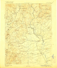 Red Bluff 1894 topographic map preview