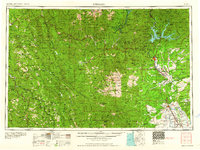 Redding 1958 topographic map thumbnail
