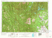 Redding 1958 topographic map preview