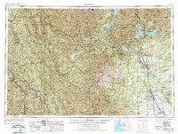 Redding 1958 topographic map preview