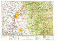 Sacramento 1957 topographic map thumbnail