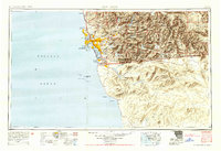 San Diego 1950 topographic map thumbnail