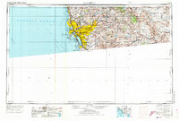San Diego 1958 topographic map thumbnail