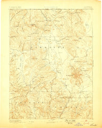 Shasta 1886 topographic map thumbnail
