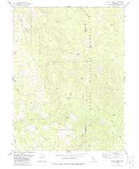 Black Lassic 1979 topographic map thumbnail
