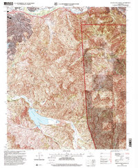 Black Star Canyon 1997 topographic map thumbnail
