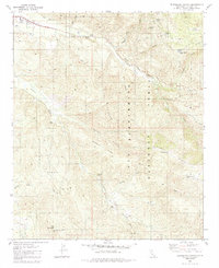 Blackburn Canyon 1982 topographic map thumbnail