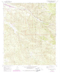 Blackburn Canyon 1982 topographic map thumbnail