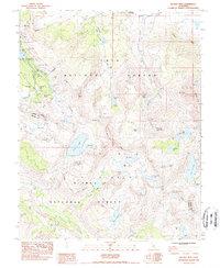 Bloody Mountain 1983 topographic map thumbnail
