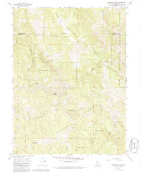 Bluenose Ridge 1967 topographic map thumbnail