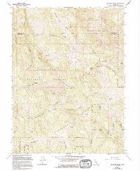 Bluenose Ridge 1967 topographic map thumbnail