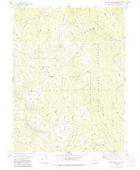Board Camp Mountain 1977 topographic map thumbnail