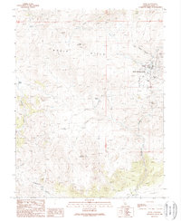 Bodie 1989 topographic map thumbnail