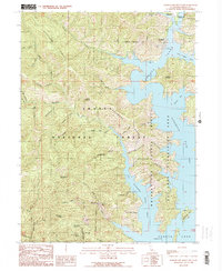 Bohemotash Mountain 1990 topographic map thumbnail