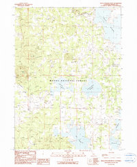 Boles Meadow West 1990 topographic map thumbnail