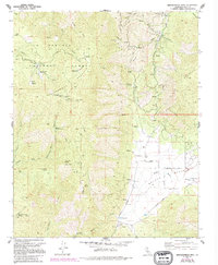 Breckenridge Mountain 1972 topographic map thumbnail