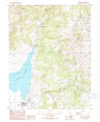 Bridgeport 1989 topographic map thumbnail