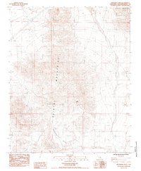 Broadwell Mesa 1985 topographic map thumbnail