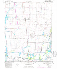 Bruceville 1968 topographic map thumbnail