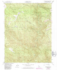 Buckhorn Peak 1947 topographic map thumbnail